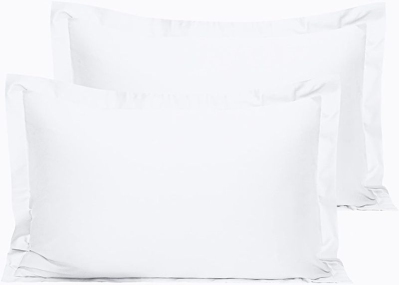 Hotel Quality 400TC Cotton Pillow Cases - Set of 2