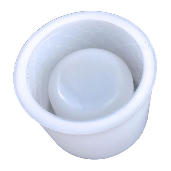 Garden Flower Silicone Pot Succulents Mould Holder (11cm x 8cm)