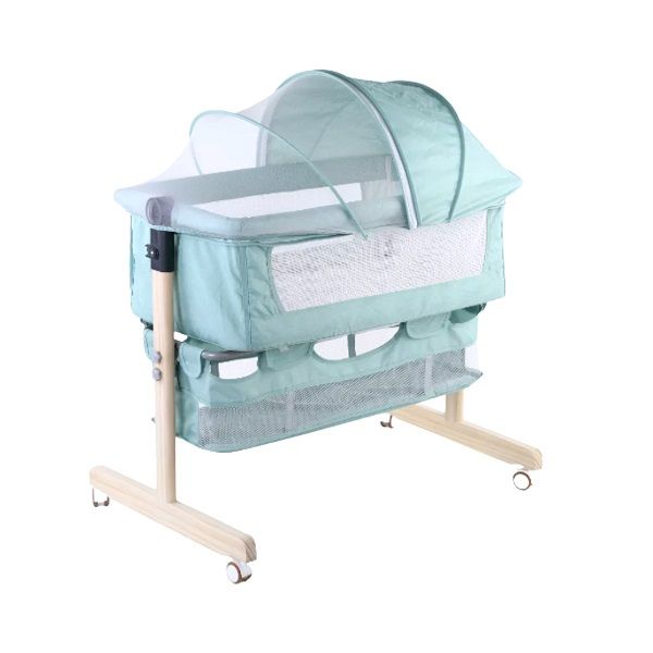 Crib Connect Parent Bed Baby Cradle New Born Baby Bed Simple Stylish 