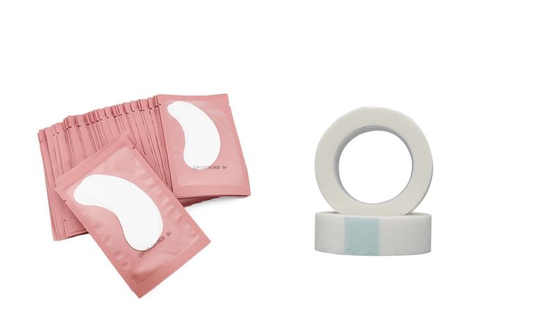 Eyepatches and Micropore Paper Tape For Eyelash Extensions Combo Pack