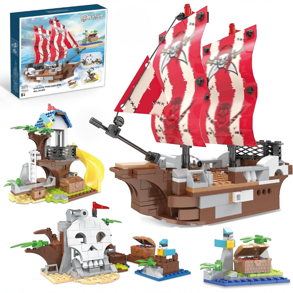 3in1 Pirates Building Set - 260 Piece