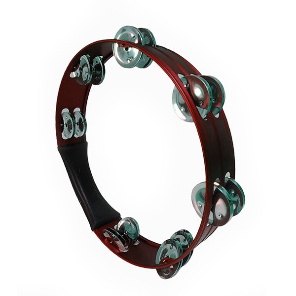 Reliance 10" Headless Aluminium Tambourine - Metallic Red