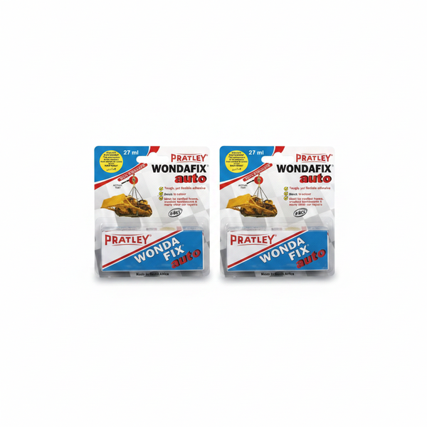 Pratley Wondafix Car Glue 27ml - Strong Adhesive for Automotive - 2 Pack