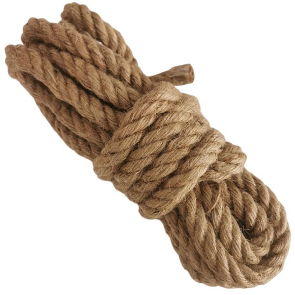 Hemp Rope - Home Mart Jute Rope Coil Natural Craft Rope -18mm x 5m