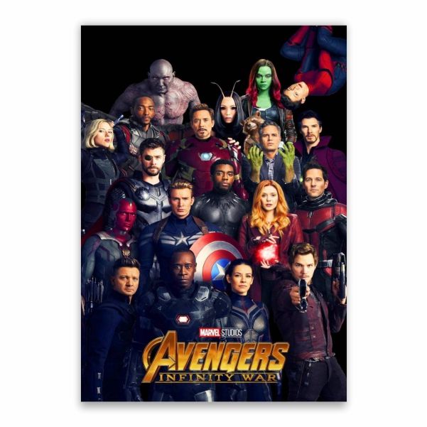 Avengers Infinity War Characters Poster - A1 | Shop Today. Get it ...