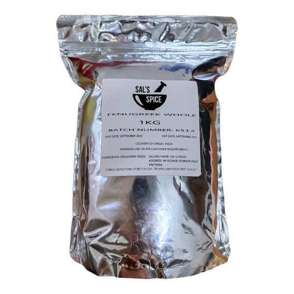 Sal's Spice Fenugreek Whole - 1kg