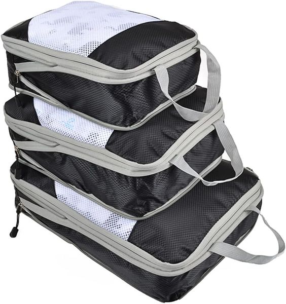 3 Piece Compression Packing Cubes Set