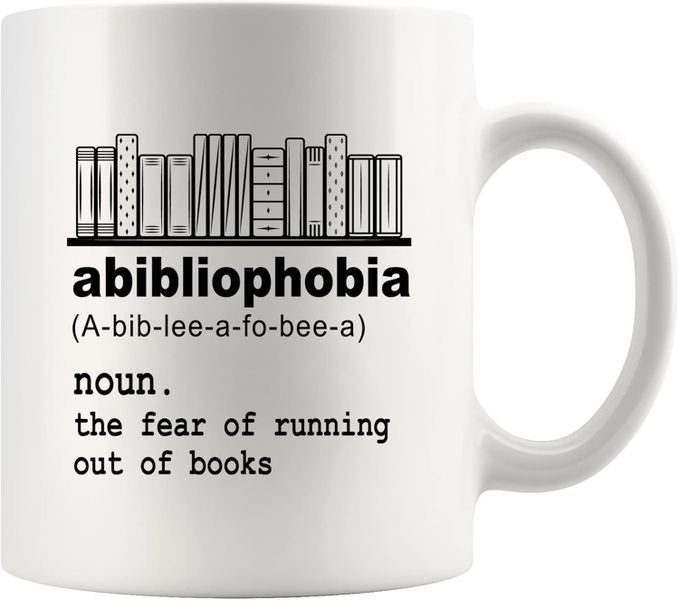 Abibliophobia-Father's day-Mother's day-Valentines-Christmas Mug