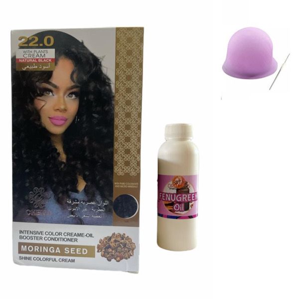 Natural BlackChenyi Moringa Seed Intensive Colour & Fenugreek Oil