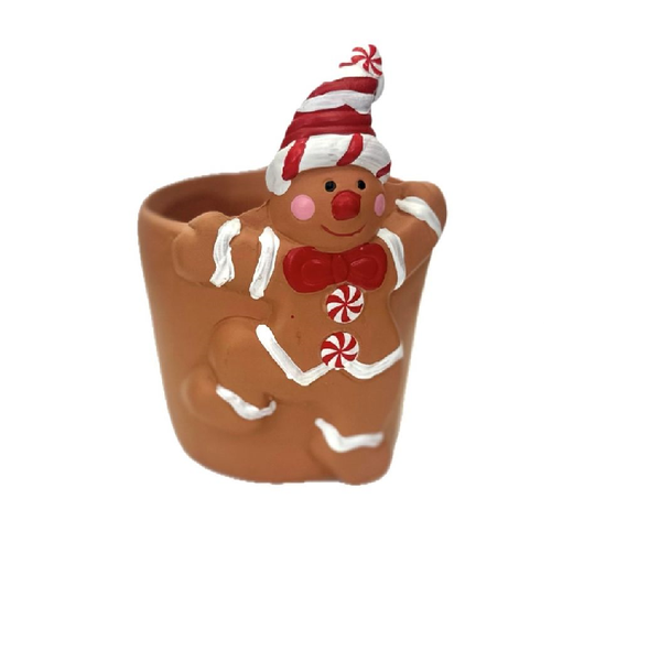 Gingerbread Man On Pot