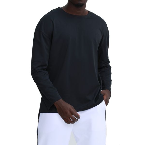 Men's Active T-Shirt Quick Dry Athletic Workout Training Long Sleeve Top
