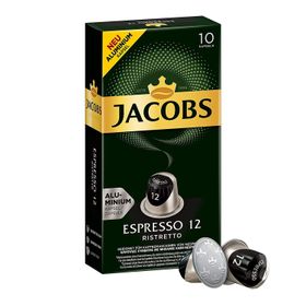 Jacobs Espresso Ristretto Intensity 12 - Nespresso Compatible Coffee ...