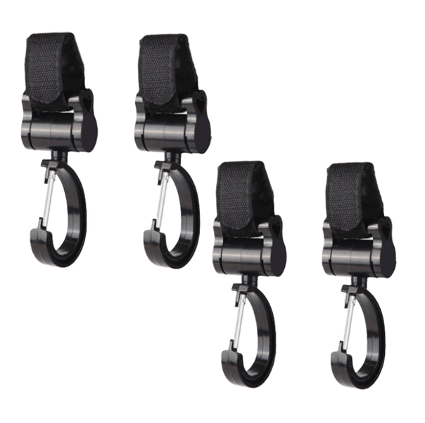 Baby Stroller Hook, 360 Rotating Hook, 4-Piece Set