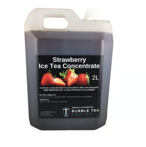 Strawberry Ice Tea Concentrate 2L