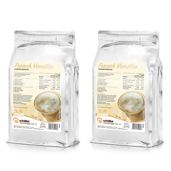 Chilla - Pack of 2 - French Vanilla Mocca Powder 1kg