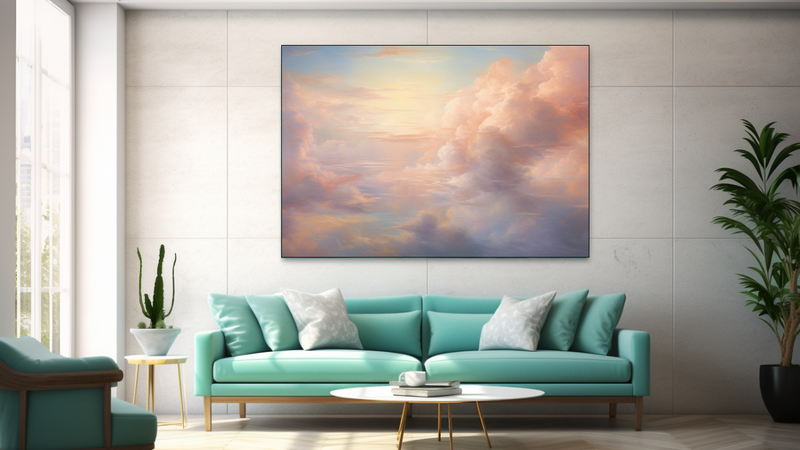 Canvas Wall Art - Dreamy Drifts Abstract - JT0100