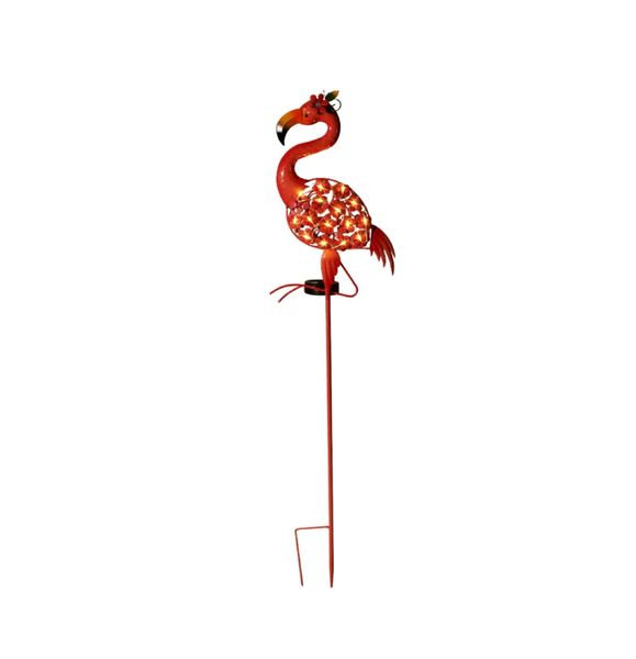 Flamingo Decor-Solar Garden Decor,Pink Flamingos for Yard-Patio Lawn