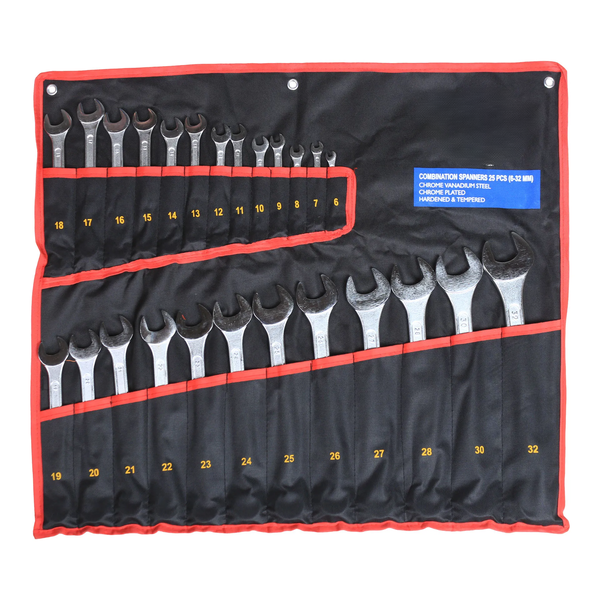 Professional 25 PCS Combination Spanner Set