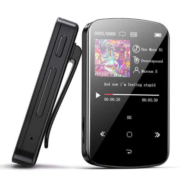 Clip MP3 Player with Bluetooth Mini Sports MP3 Player Portable Music Player