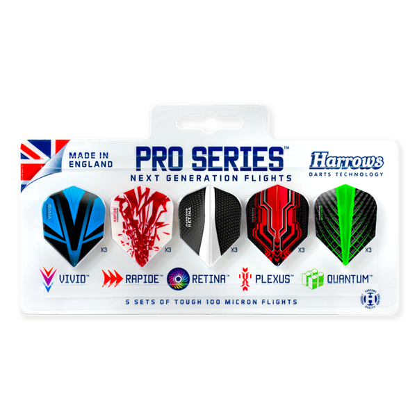 Harrows Pro Series Flights - 5 Pack