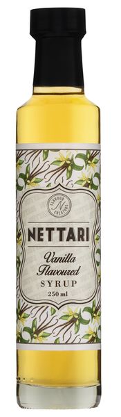 Nettari Vanilla Flavoured Syrup 250ml