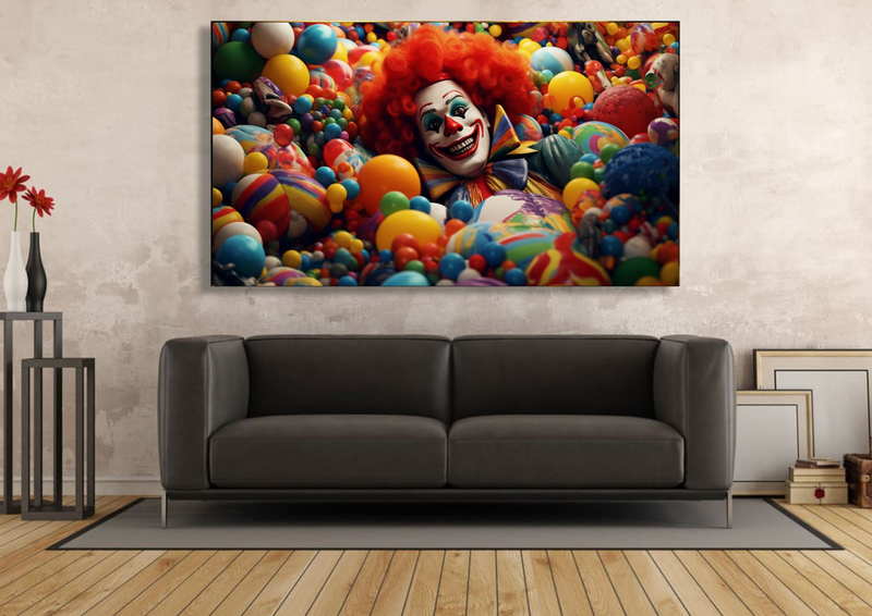 Canvas Wall Art - Carnival of Colours Anstract - IM0207