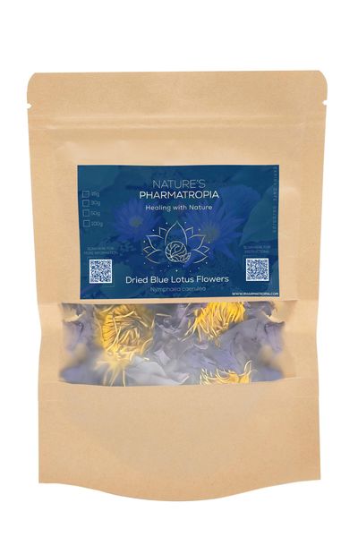 Nature's Pharmatropia - Whole Dried Blue Lotus Flowers 5g x 3