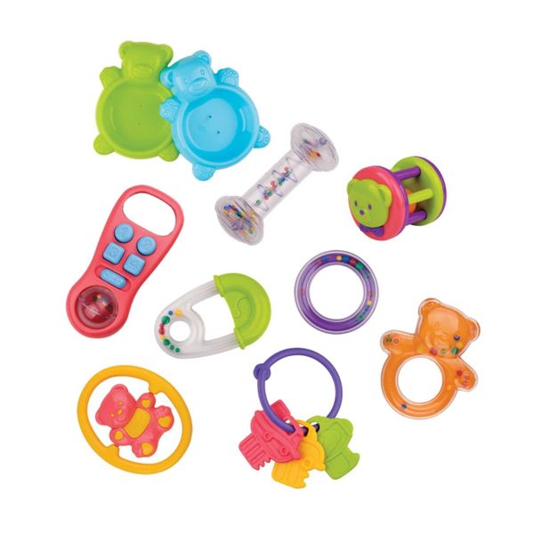 My Precious Baby Toy Infant Children Play Rattle Set - 10pc