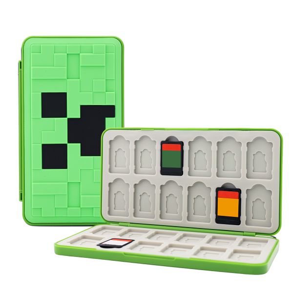 Game Storage Case Compatible with Nintendo Switch - 24 in 1 Minecraft