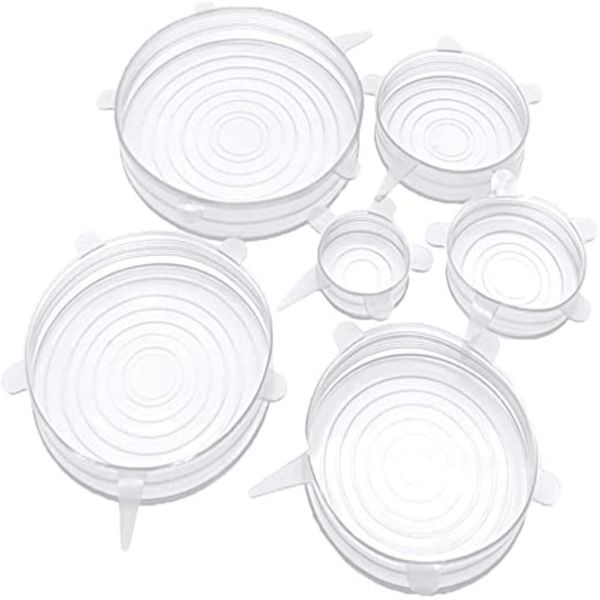 Stretchable Silicone Stretch Lids
