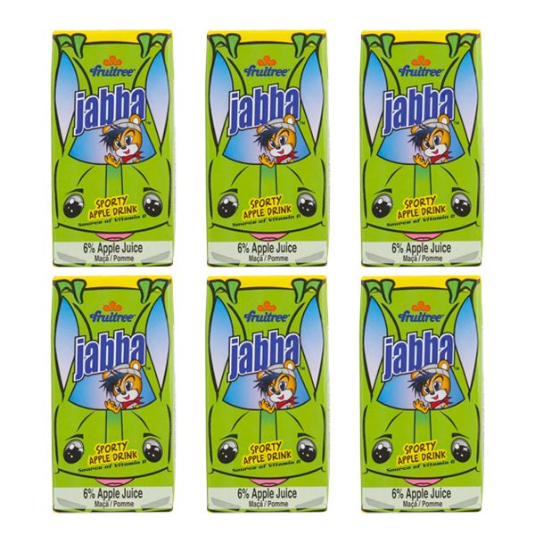 Fruitree Jabba Sporty Apple Drink - 6 x 160ml