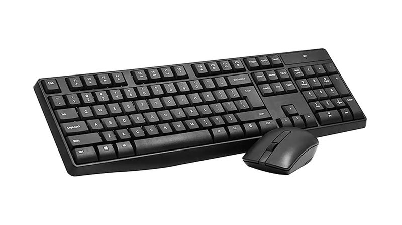 Wireless Keyboard and Mouse Combo Plug-and-Play technology