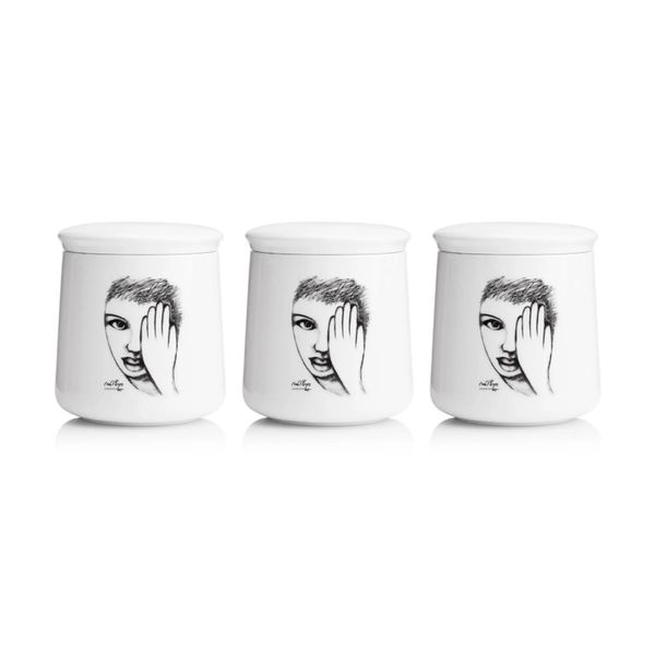 Carrol Boyes Canister - Eye for Detail - Set of 3