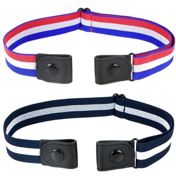 Fashion Pants Jeans Adjustable Waist Tightener Invisible Belt - Set Of 2