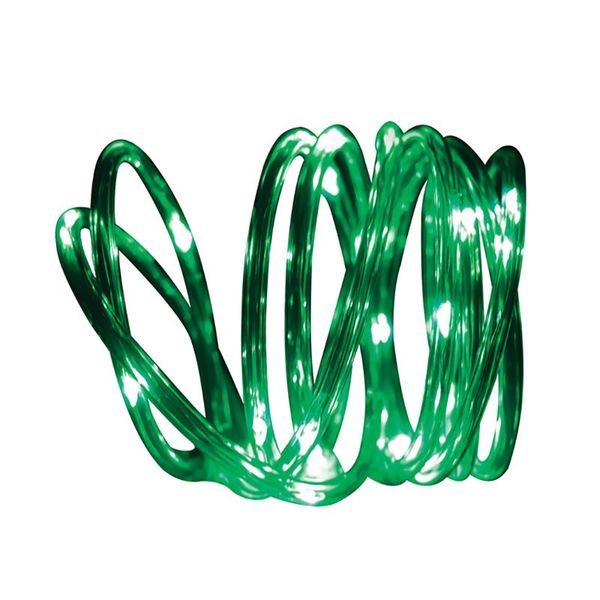 Bulk Pack x 2 Light LED-20x Green Rope 2m Battery Operated