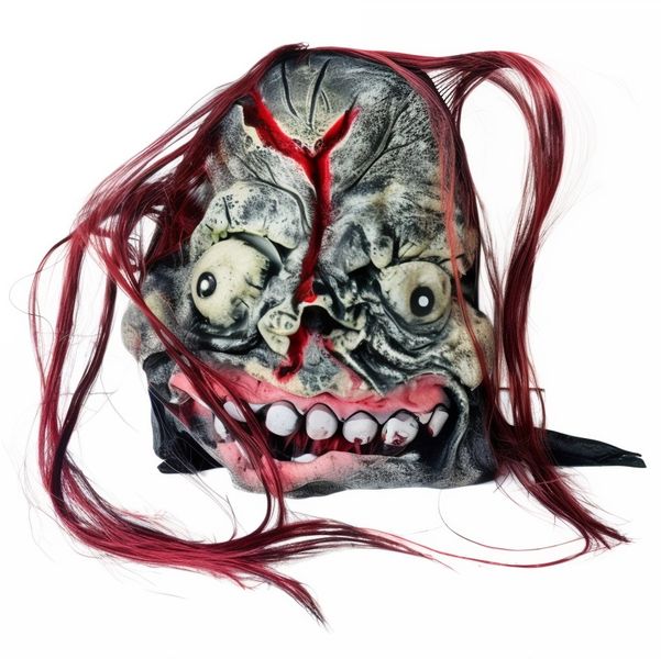 Halloween Scary Monster/Ghoul Rubber Mask (Scarface)