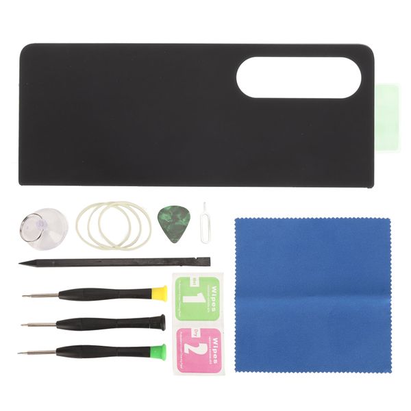 Z Fold 4 Back Glass Black w/Tape