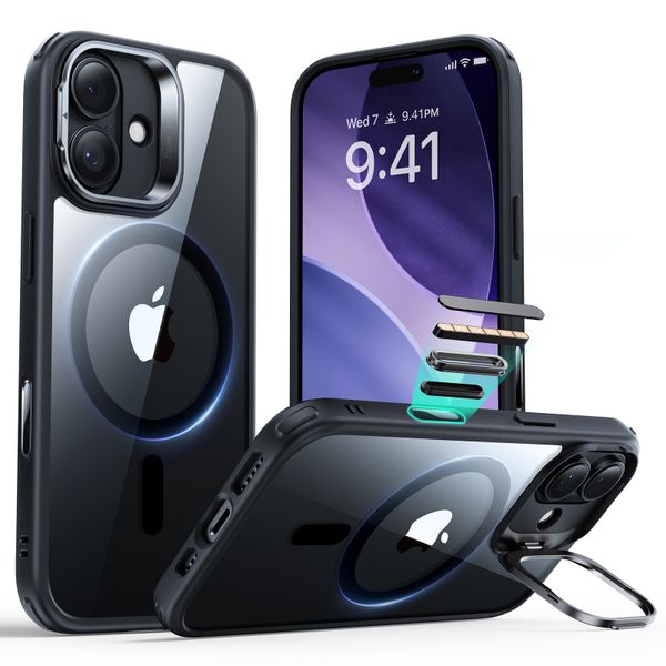 ESR MagSafe Case Compatible with iPhone 17 Cam Control &amp; Stand Hybrid Cover