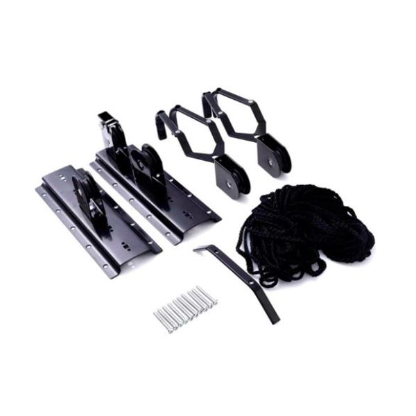 Bike Storage System: Ceiling Lift Rack MTB Road Bike Hold/Storage/Pulley