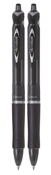 Pilot Acroball Fine Nib Ballpoint Pen Pack of 2 - Black