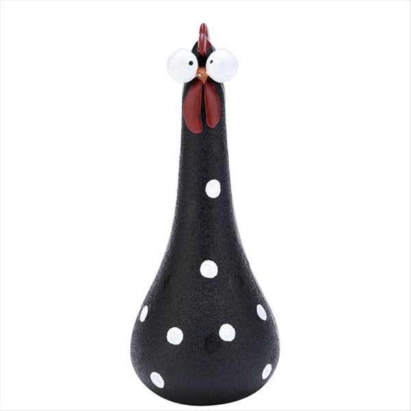 Resin Chicken Ornaments Garden Decoration Ornaments Orange