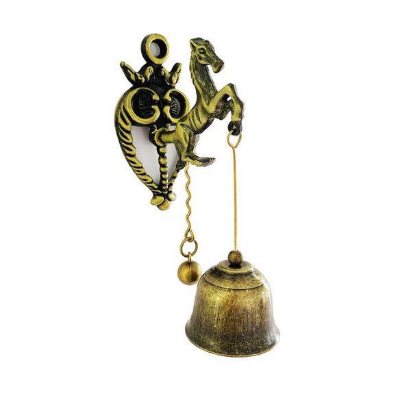 Home Garden Decor Magnetic DoorBell Horse Ornament