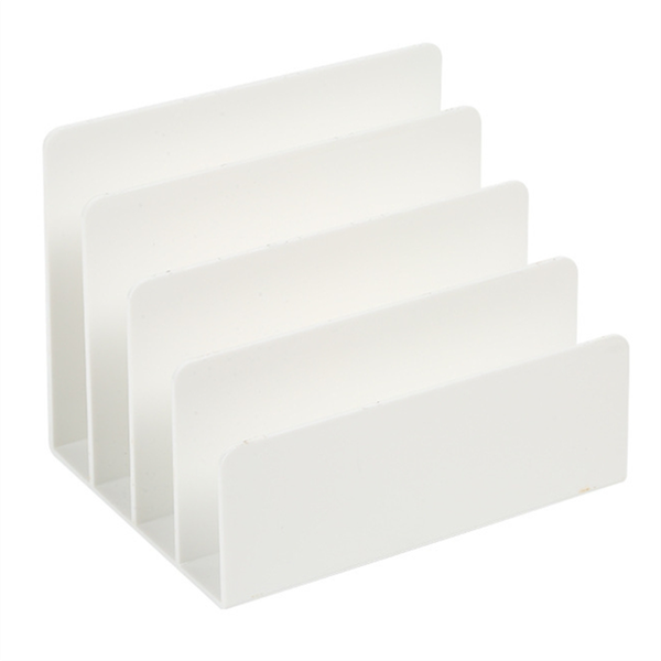 Desktop File Organizer, 4 Partition, Desk Storage For Mail Stationery