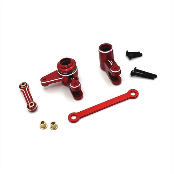 Rc Car Upgrade Steering Component Servo Rod Set for Mjx 1/10 Red