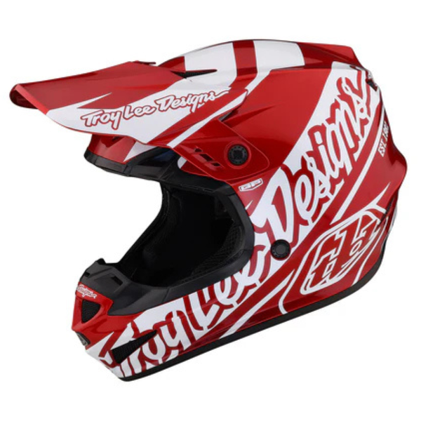 Troy Lee Designs GP Slice Helmet - Red/White