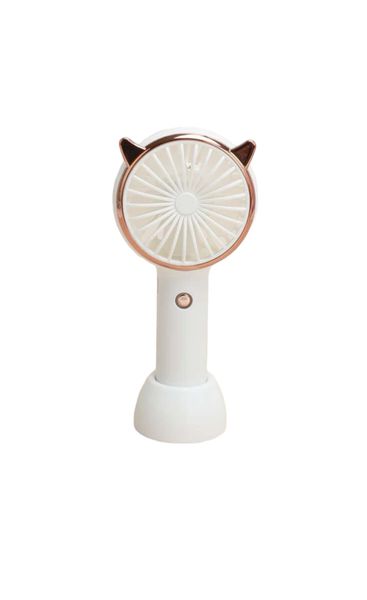 Rechargeable Handheld Mini fan -White