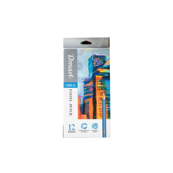 Dmast Pastel Colored Pencil Colors 12 Colors
