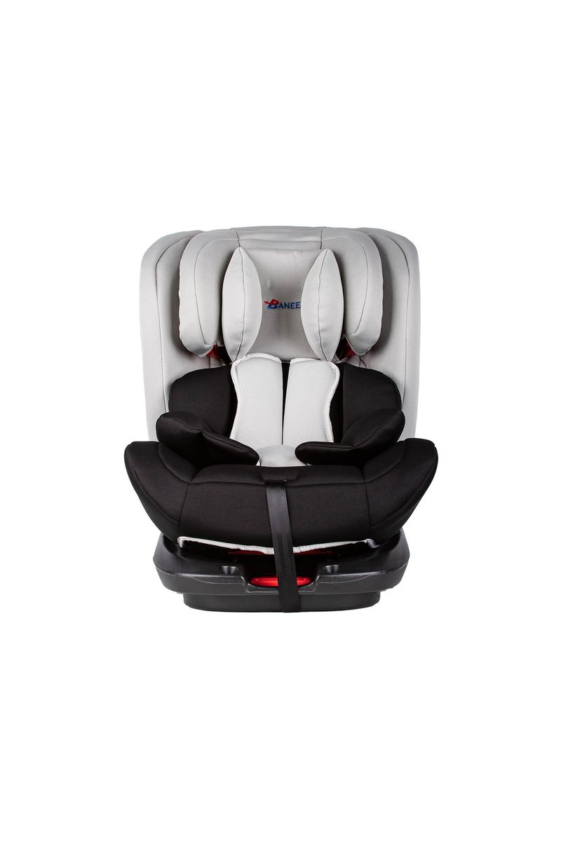 Baneen Baby Safety Car Seat Carrier w/ISOFIX Connector Grey & Black