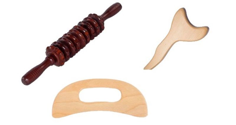Madero Therapy Massage Tool,Lymphatic Drainage Wood Tool and Body Gua Sha