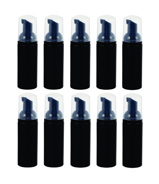 100ml Black Bottles with Lotion/Foam Pump pack of 10 units